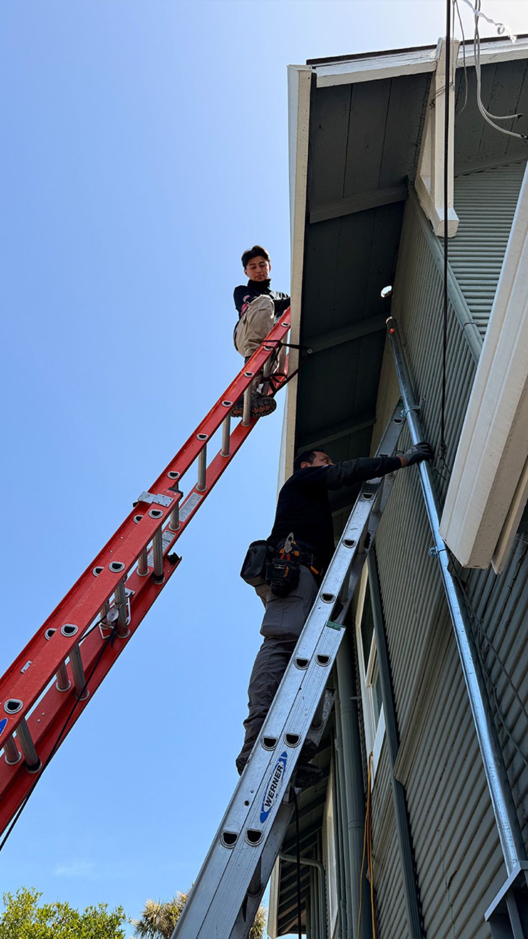 Boyes Electric electricians installing a new electrical panel upgrade in Oakland, CA