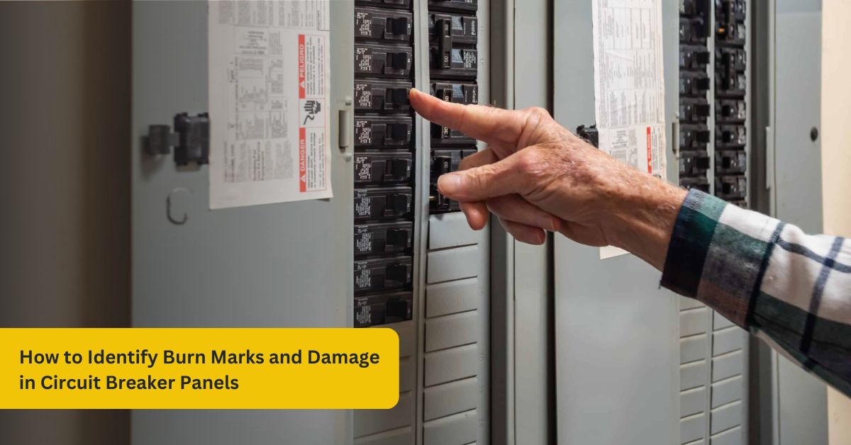 Burn Marks and Damage in Circuit Breaker Panels