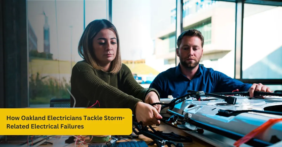 Oakland Electricians Tackle Storm-Related Electrical Failures